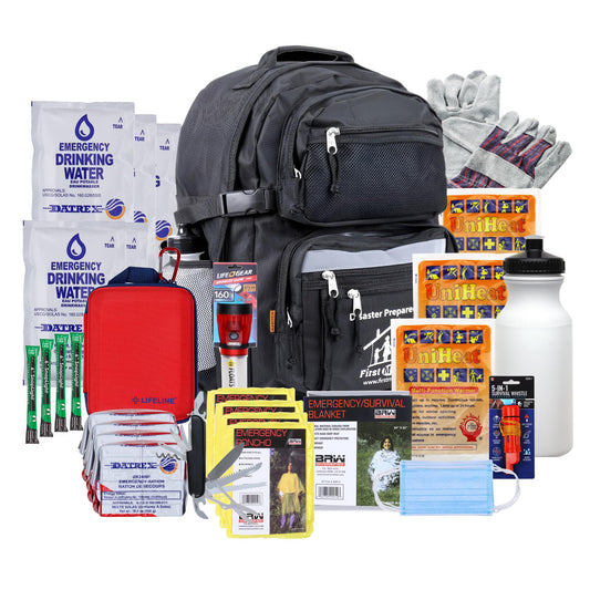 First My Family 4-Person Premium 72-Hour Disaster Preparedness Kit